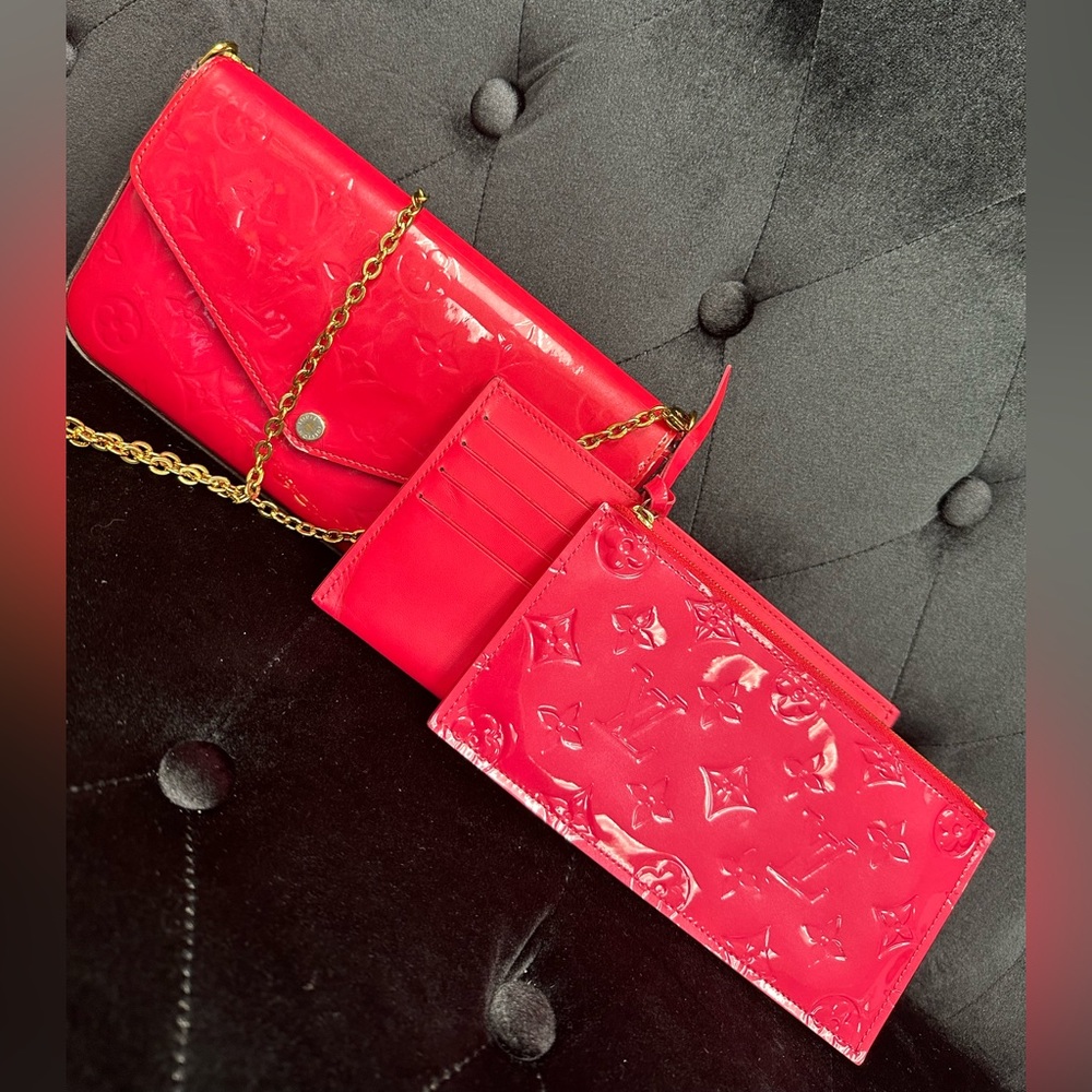 Felice patent leather Barbie Pink/red